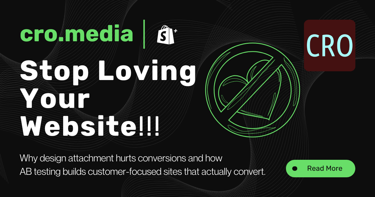 Your Shopify Store Is for Customers, Not You