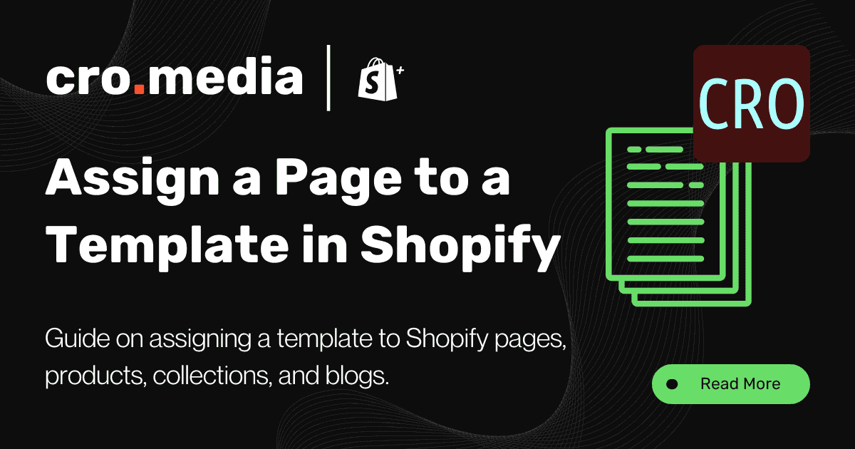 Assign a Page to a Template in Shopify