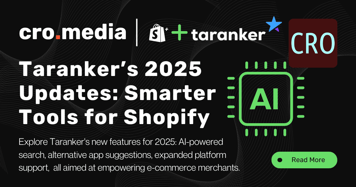 Taranker’s 2025 Updates: Smarter Tools for Shopify & Beyond
