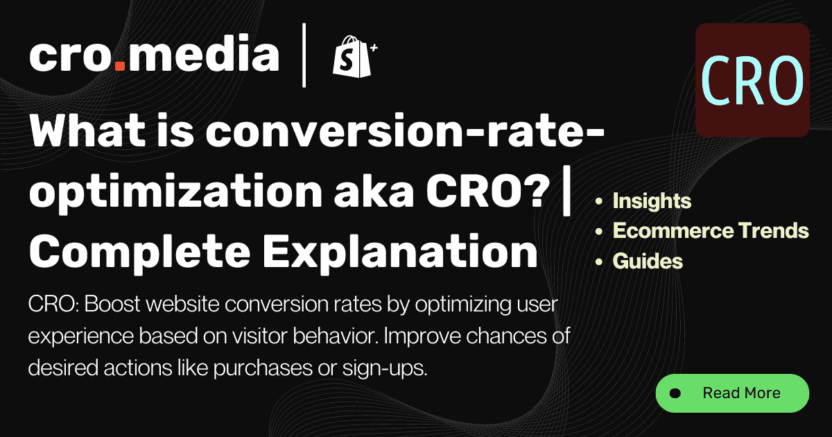 What is CRO? Improve Sales & Conversion Rates